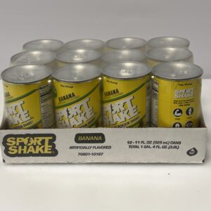 Banana Sport Shake, 325 ml (Pack of 12)