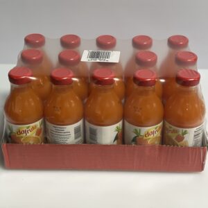 Dafruta orange and carrot juice, 0.3 L (pack of 15)