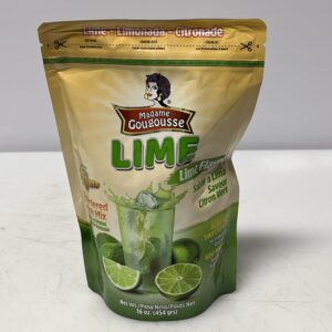 Madame Gougousse lime flavor powered drink mix, 454 g