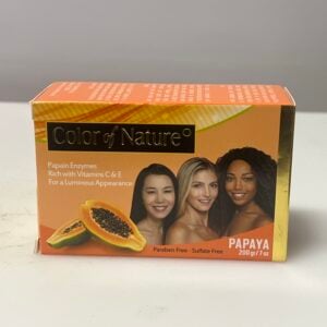 Color of culture papaya  soap, 7 oz