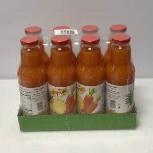 Dafruta Pineapple and Carrot Juice, 750 ml (Pack of 8)