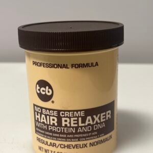 TCB No base creme, hair relaxer, with protein and dna, 7.5 oz