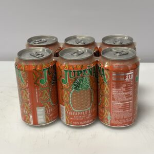Jupiña gaseosa de piña, 355 ml (Pack of 6)