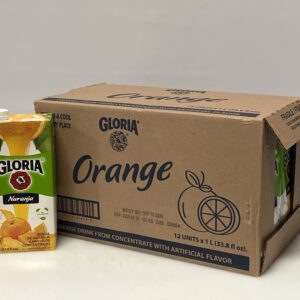 Gloria Orange juice, 1 L (Pack of 12)