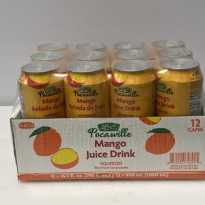 Pocasville mango Juice, 490ml (Pack of 12)