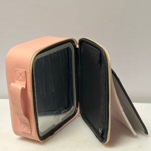 Portable LED makeup bag
