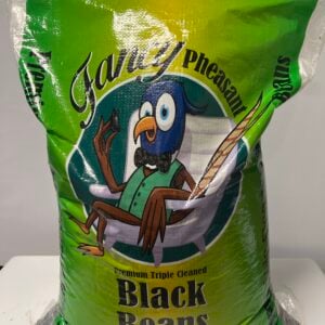 Fancy pheasant black beans, 50 lb