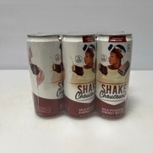 Shake Choucoune, chocolate flavor milk-powered energy boost drink (pack of 6)
