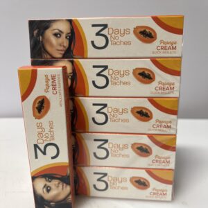 3 days no taches tube papaya, 30 g (Pack of 10)