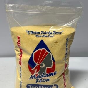 Madame  Flon fine yellow corn meal, 4 lb