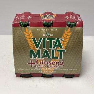 Vitamalt Genseng + Aloe vera & royal jelly, 330 ml (pack of 6)
