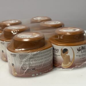 Maxi light lightening & purifying body cream, 325 ml (Pack of 6)