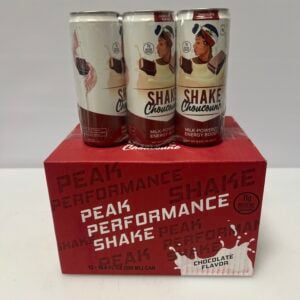 Shake Choucoune, chocolate flavor milk-powered energy boost drink (pack of 12)