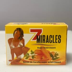 7 miracles, savon de carotte éclaircissant