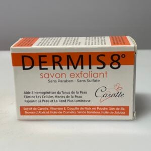 Dermis8• savon exfoliant carotte, 200 g