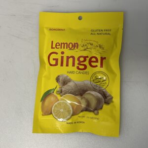 Songwha lemon ginger candy (Pack of 16 units)