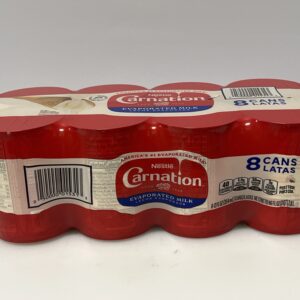 Nestle Carnation Evaporated Milk, 12 oz (Pack of 8)