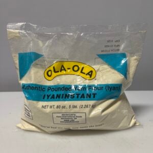 Ola-Ola Authentic Pounded Yam Flour, 5 lb