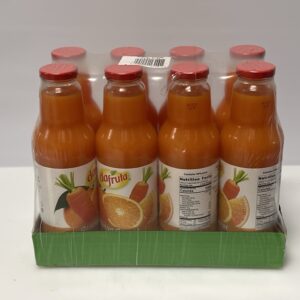 Dafruta orange carrot juice, 0,75 L (Pack of 8)