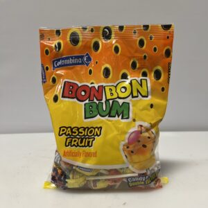 Colombina Bonbon Bum Passion Fruit, 408 g (Pack of 24 units)