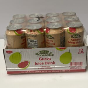 Pocasville Guava/Guayaba Juice, 490ml (Pack of 12)