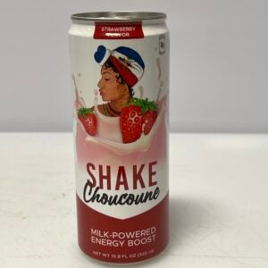Shake Choucoune, strawberry milk-powered energy boost drink, 320 ml